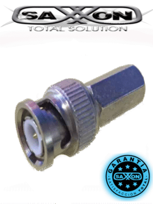 Conector BNC macho SAXXON