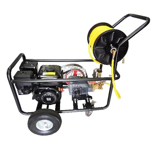 Aspersora tipo parihuela motor a gasolina 6.5 Hp - Imagen 3