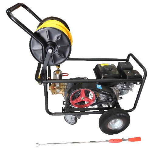 Aspersora tipo parihuela motor a gasolina 6.5 Hp