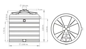 Biodigestor limpia fácil 5000 Litros - Imagen 6
