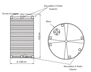 Cisterna Vertical 35000 Lts - Imagen 3