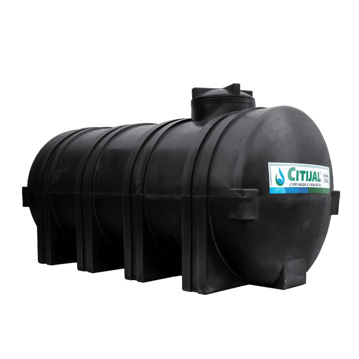 Tanque Citijal Horizontal Negro 4,500 Litros