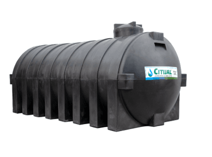 Tanque Horizontal Negro 7,000 Litros Citijal