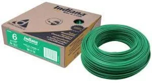 Cable calibre 6 THW 600v verde Indiana
