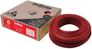 Cable calibre 6 THW 600v rojo Indiana