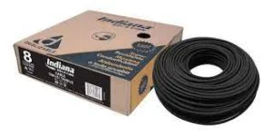 Cable calibre 8 THW 600v negro Indiana