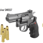 Pistola CO2 revolver SNR357 4.5 municion