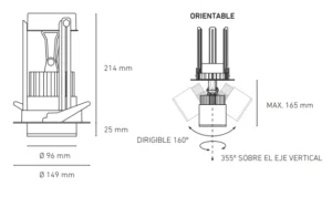 Proyector Led C20 E 45° 20w L5671-3E9 Magg - Imagen 4