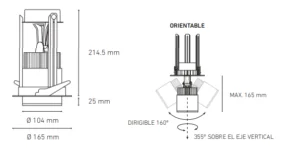 Proyector Led C30 E 45°30w L5672-1I9 Magg - Imagen 3