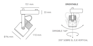 Proyector Led C20 R 45° 20w L5660-3E9 Magg - Imagen 2