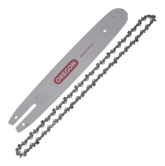 Barra con cadena para motosierra 16" 3/8". Oregón 91390