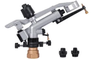 Cañón de riego agrícola 1 1/2” bronce 50 metros Power Rain USA - Imagen 3