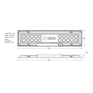 Panel Led CPX 1'x4' Switchable 120x30 36w 4000lm - Imagen 3