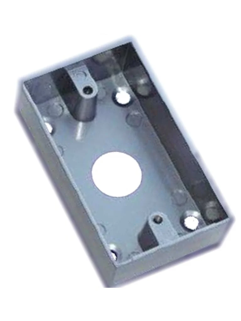 Caja para instalaci?n de bot?n liberador de puerta tipo americano/ Metal