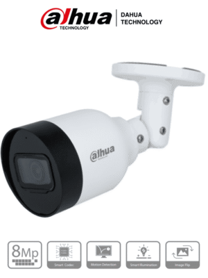 Camara IP Bullet 4k 8 Megap?xeles Lente de 2.8 mm 105 Grados de Apertura Micr?fono Integrado Dahua