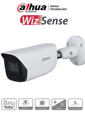 Camara IP Bullet de 8 Megapixeles WizSense con Inteligencia Artificial Dahua