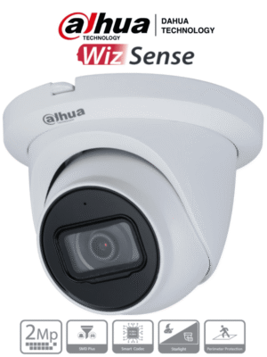 C?mara IP Domo de 2 Megapixeles/ WizSense Video Anal?ticos con SMD Plus  IP67 Dahua