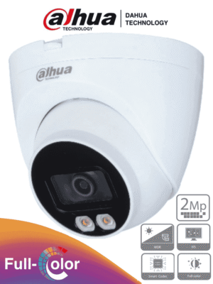 Camara Domo IP de 2 MPFull Colo 2.8 mm Microfono Integrado Leds para 30 Mts IP67 Dahua