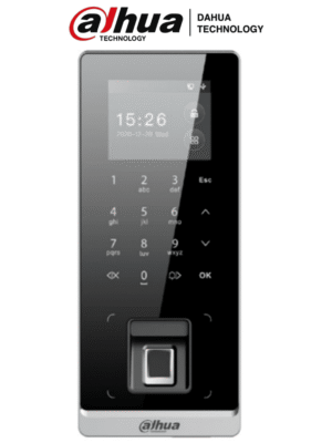 Control de Acceso Exterior IP65 3,000 Huellas 30,000 Tarjetas Mifare150,000 Eventos Dahua