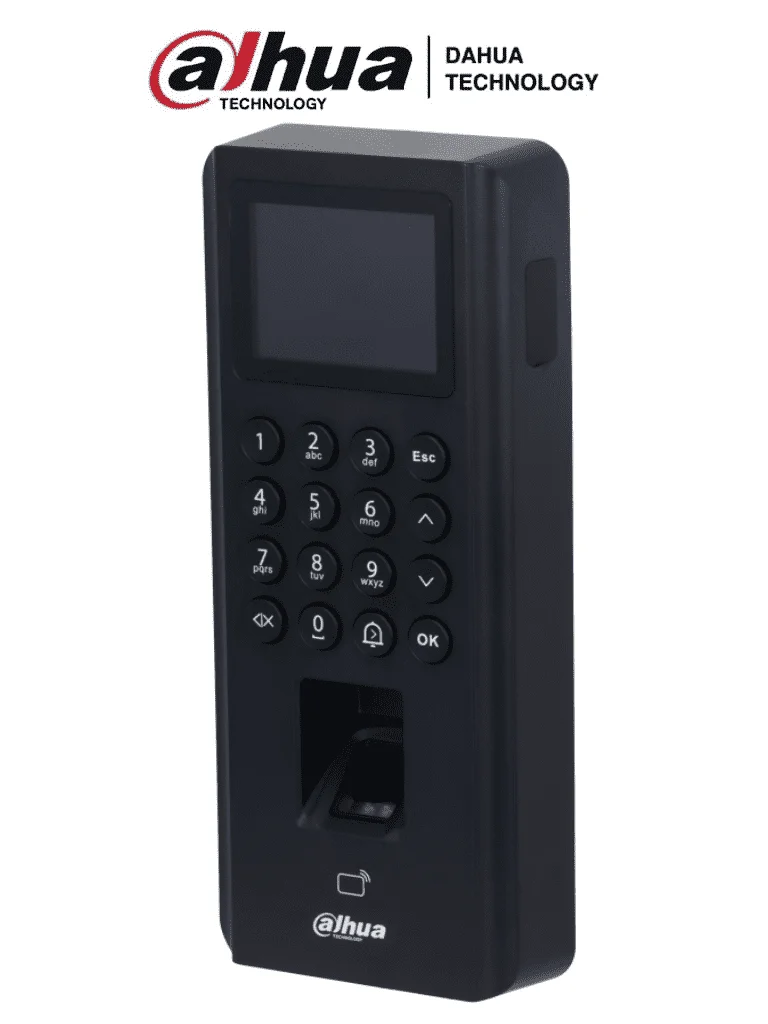 Control de Acceso de Huella y Tarjetas ID EM Pantalla de 2.4 Pulgadas Dahua