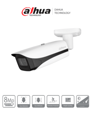 Camara IP Bala Antivandalica 4k lente motorizado 2.7 a 13 IP67 IK10 Dhua