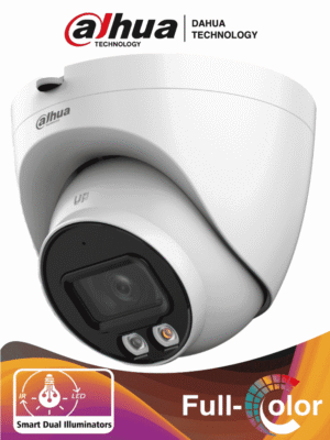 Camara Domo IP de 4 MP Iluminador Dual Inteligente+Full Color WizSense Dahua