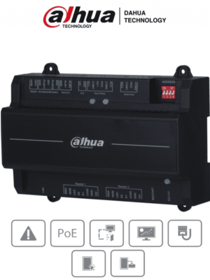Panel de Control de Acceso para 2 puertas 2 lectoras Compatible con Torniquetes Dahua