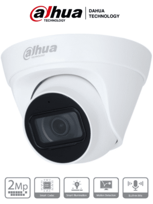 Camara IP Domo de 2 Megapixeles 2.8 mm 102 Grados de Apertura Microfono Integrado IP67 Dahua