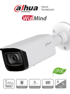 C?mara IP Antivandalica Bullet de 5 Megapixeles 2.8mm 80 mts IP67 IK10 Dahua