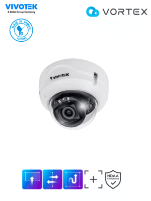 Camara IP Antivandalica VORTEX Essencial Series Domo Exterior 5 Megapixeles IP67 IK10 Vivotek