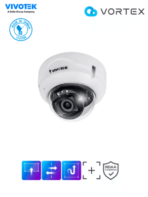 Camara IP VORTEX Essential Series Domo Exterior 5 Megapixeles Antivandalica IP67 IK10 Vivotek