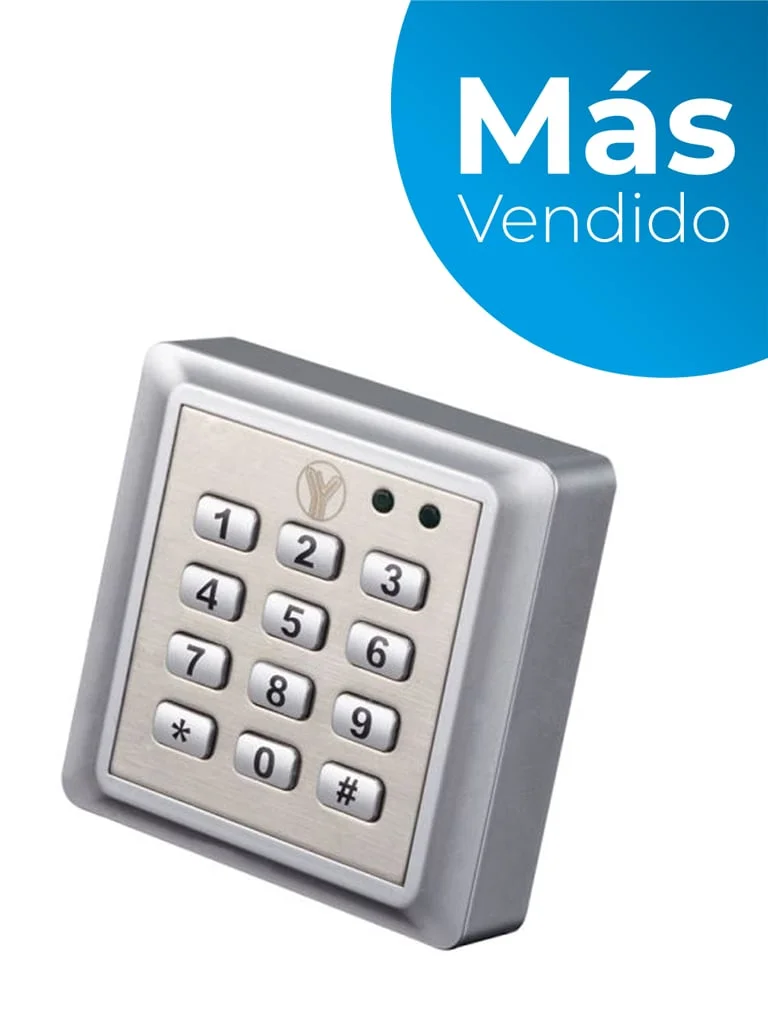 Teclado control de acceso tarjeta ID IP67 2000 tarjetas YLI - Imagen 2