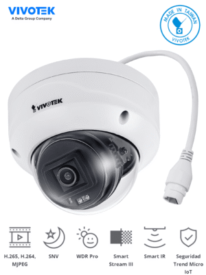 Camara IP domo exterior 5 Megapixeles antivandalica IP67 IK10 Vivotek