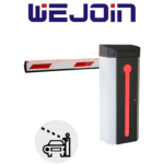 WEJOIN WJDZ120R33 - Barrera Vehicular Derecha led de uso rudo / Servo Motor / Brazo Rectangular de 3 metros / Velocidad 3 segundos / Izquierda o Derecha