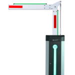 WEJOIN WJCB120VFIR33D90LED - Barrera Vehicular Derecha con Led / Alto Flujo / Brazo Octagonal Articulado De 3 Metros A 90 Grados con Led / 24VDC / Velocidad 3 Segundos / Direcci?n Ajustable