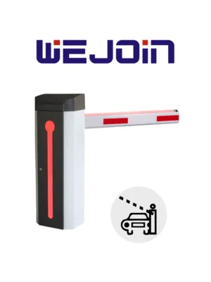 WEJOIN WJDZ120L56 - Barrera Vehicular Izquierda Led de uso rudo / Servo Motor / Brazo Octagonal de 6 metros / Velocidad 5 Segundos / Izquierda o Derecha