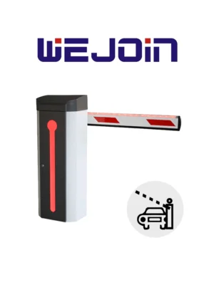 WEJOIN WJDZ120L33 - Barrera Vehicular Izquierda led de uso rudo / Servo Motor / Brazo Rectangular de 3 metros / Velocidad 3 segundos / Izquierda o Derecha