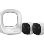 IMOU CELLPROKIT2 ? 2 C?maras 100% Libres de Cables +Estaci?n Base/ Bater?a Recargable/ 2 Megap?xeles/ Audio Dos V?as/ Detector PIR Integrado/ IR de 10 Metros/ Compatible con Alexa y Asistente de Google/ Almacenamiento en Estaci?n Base/ Wifi/