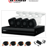 DAHUA KITXVR1B08-I-2MP4CP - Kit de 8 Canales 2 Megapixeles/ con 4 Camaras/ DVR Cooper-I WizSense/ Con IA/ H.265+/ 4 Camaras B1A21 1080p/ 8 Canales+2 IP o Hasta 10 Canales IP/ 4 Ch SMD Plus/ Busqueda de Humanos y Vehiculos/ #PreciosHot