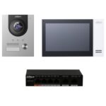 DAHUA KTP01(S) - Kit de Videoportero IP con Frente de Calle met?lico, Monitor y Switch POE/ Pantalla LCD Touch de 7"/ Camara 2MP Antivandalico/ Ranura SD 4GB/ IP65/ Soporta 8 Sensores de Alarma. #TocToc