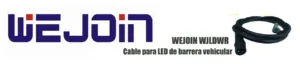 Cable para LED de barrera vehicular 1.3 Metros Wejoin