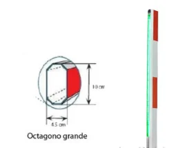 Brazo recto octagonal 6 metros LED WEJOIN - Imagen 2
