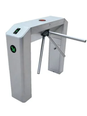ZKTECO TS2022PRO - Torniquete Bidireccional Semiautom?tico Tipo puente / Acero SUS304 / Carril 50 cm / 110V / Exterior Protegido / 25 a 48 Personas x Min. / Indicadores LED / Incluye Lectores FR1200 y Panel InBio260 Integrado