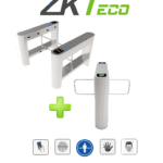 ZKTECO PROENTRANCE SB03FPack - Barrera Peatonal de Acero Inoxidable / 3 Carriles de Alto Flujo / Ancho de Carril 104.5 cm / Incluye Lectores de Huella/Tarjeta FR1500 y Panel de Control de Acceso inBio260Pro / Requiere Licencia ZKT068008 o ZKT0680031