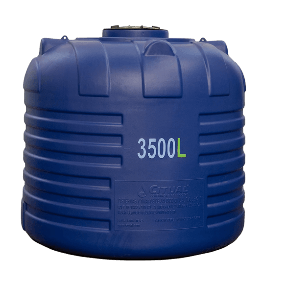 Tanque Citijal Vertical Uso Rudo Azul Rey 3,500 Litros