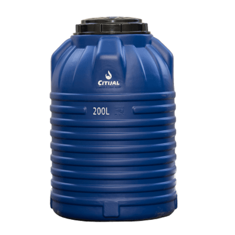 Tinaco Citijal Vertical Uso Rudo Azul Rey 200 L*